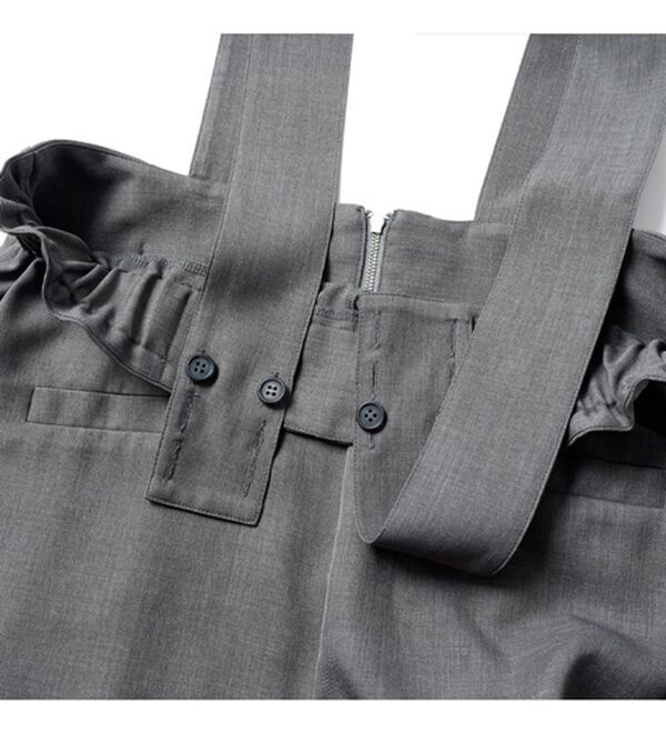 GeeRA（ジーラ）の「フロントジップハイウエストサロペット（オールインワン）」｜詳細画像