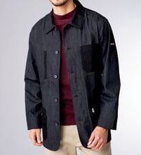 「＜ハッシュパピー＞こっそり多ポケットのデニム見えカバーオール（メンズコート）」