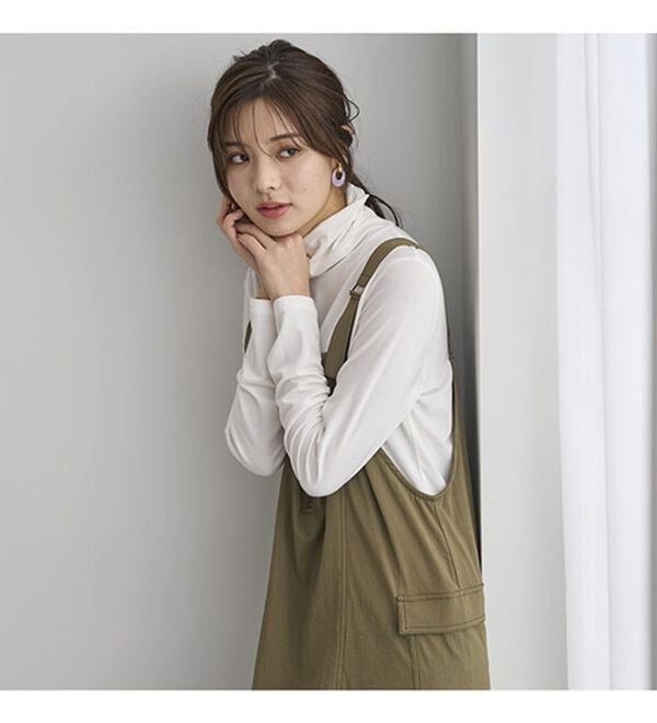 BELLUNA（ベルーナ）の「なめらかテンセル（ＴＭ）繊維ストレッチプルオーバー（カットソー）」｜詳細画像