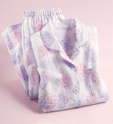 「綿100％嬉しい楊柳パジャマ（パジャマ・ルームウェア）」