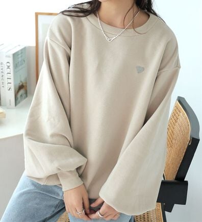 A HAPPY MARILYN（アハッピーマリリン）の「【Ｌ～８Ｌ】【ハピぽか裏起毛】２デザインから選べる刺繍トレーナー 毛玉になりにくい（トレーナー・スウェット）」