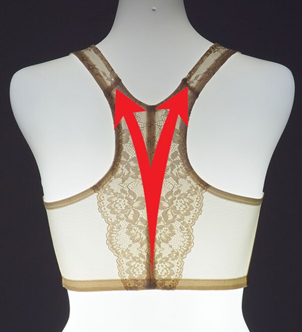 「【３色組】肩らく美姿勢ブラ（ノンワイヤーブラ）」｜詳細画像