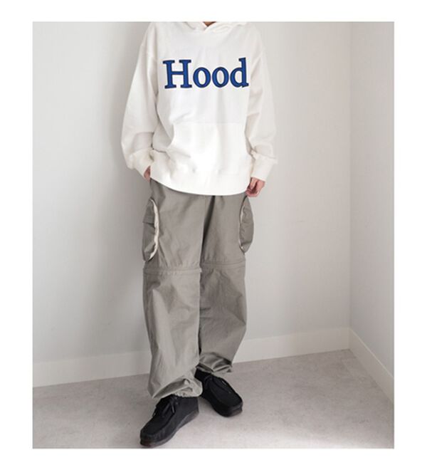 GeeRA（ジーラ）の「裏毛ロゴプリントパーカー（パーカー）」｜詳細画像