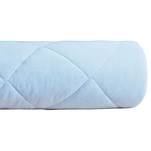 「パッと置くだけピタッと簡単敷パッド（敷パッド）」｜ニットブルー