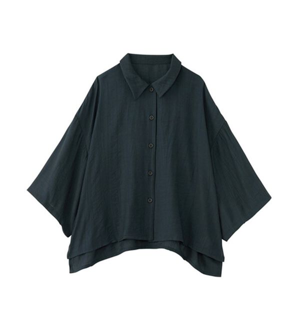 GeeRA（ジーラ）の「ワッシャーポプリンブラウス（ブラウス）」｜詳細画像