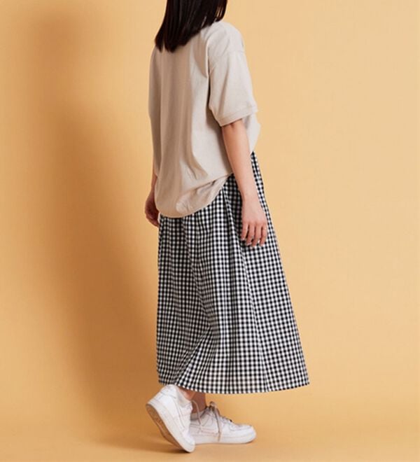 BELLUNA（ベルーナ）の「ふんわり切替フレアースカート（ロングスカート）」｜詳細画像