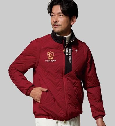 「＜ルコックスポルティフ＞ヒートナビ中わたピンソニック２ＷＡＹブルゾン（メンズジャケット）」
