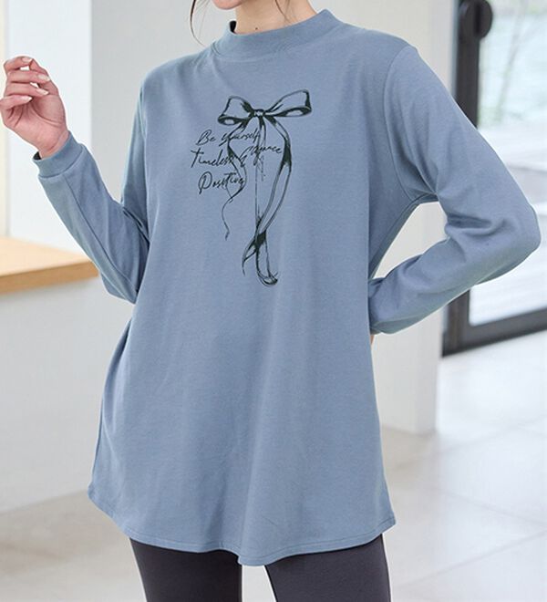 BELLUNA（ベルーナ）の「【メルティポンチ】プリントチュニック（チュニック）」｜詳細画像