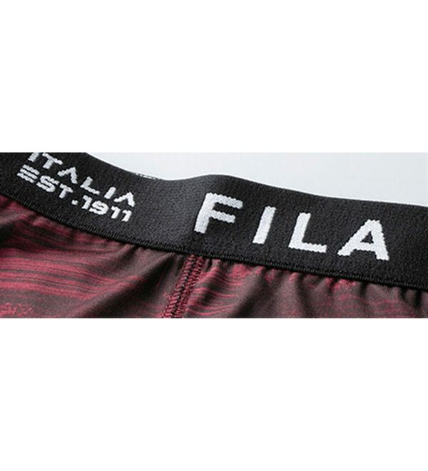 「【３枚組】＜フィラ＞カモフラグラフィックボクサーパンツ（メンズボクサーパンツ）」｜詳細画像