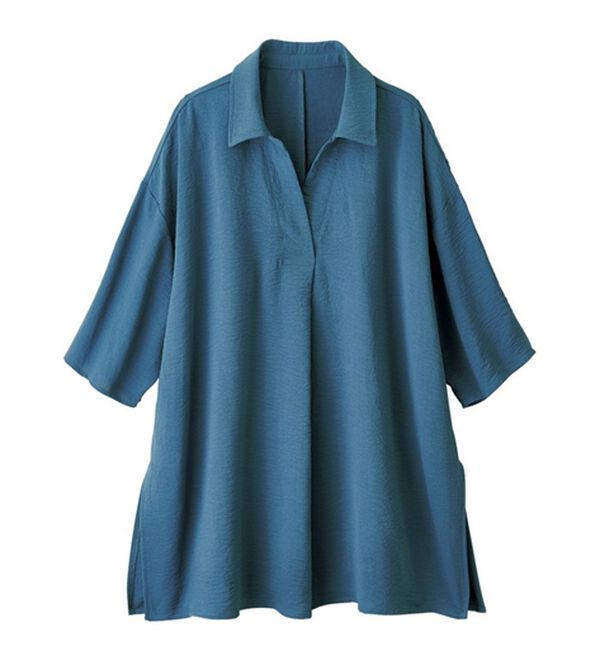 ルフラン（ルフラン）の「軽やか涼しいスキッパーチュニック（チュニック）」｜詳細画像