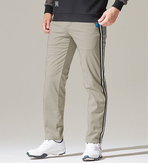 「＜クロコダイル＞防風テック裏フリースアクティブパンツ（メンズフルレングスパンツ）」｜詳細画像