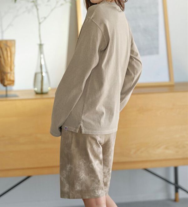 YU'NOW（ユナウ）の「【上下２点セット】ＵＳＡコットンＴシャツ＆パンツセット＜ユニセックス＞（パジャマ・ルームウェア）」｜詳細画像