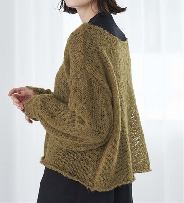 RANAN（ラナン）の「モヘアライクローゲージニット（ニット・セーター）」｜詳細画像