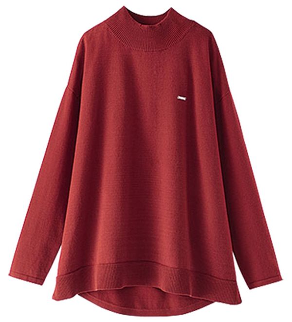 BELLUNA（ベルーナ）の「もちもちニットゆったり快適チュニック（チュニック）」｜詳細画像