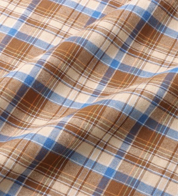 「着心地快適ストレッチネルシャツ（メンズシャツ）」｜詳細画像