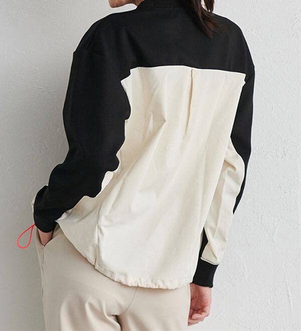 RANAN（ラナン）の「切替デザインプルオーバー＜ｍａｒｉｅ　Ｃｌａｉｒｅ　ＳＰＯＲＴ＞（カットソー）」｜詳細画像