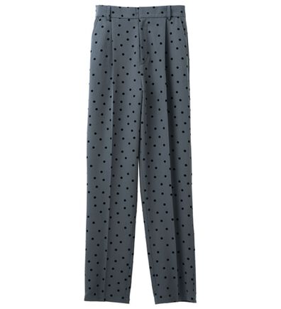 RANAN（ラナン）の「ドット柄プリントテーパードパンツ（フルレングスパンツ）」