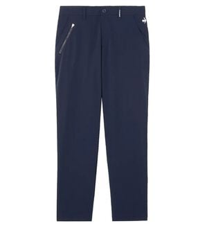 「＜ルコック＞ゴルフ　ミニトライアングル地柄テーパードパンツ（メンズフルレングスパンツ）」｜ネイビー