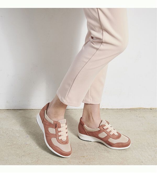 ルフラン（ルフラン）の「あとりえＯＫＡＤＡ　５Ｅ軽量甲ゴムスニーカー（スニーカー）」｜詳細画像