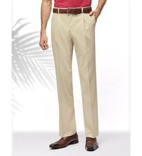 「【２本組】＜ゴールデンベア＞しわになりにくい綿タッチスラックス（メンズスラックス）」