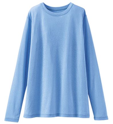 BELLUNA（ベルーナ）の「透けすぎない！シアー素材クルーネックプルオーバー（カットソー）」