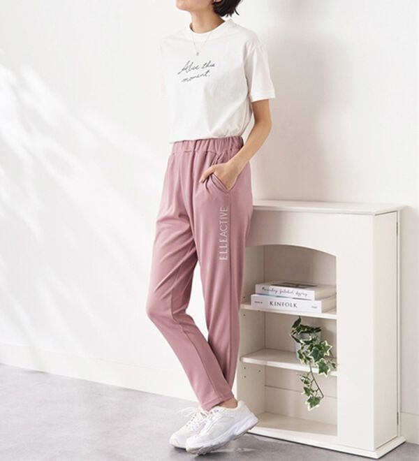 BELLUNA（ベルーナ）の「＜ＥＬＬＥ　Ａｃｔｉｖｅ＞ハニカムメッシュ素材ジャージパンツ（その他パンツ）」｜詳細画像