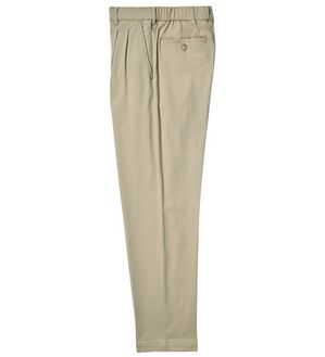 「＜Ｂｅ　ＣＨＡＮＣＥ＞ハンサム見えのよく伸びアクティブチノパンツ（メンズフルレングスパンツ）」｜ベージュ