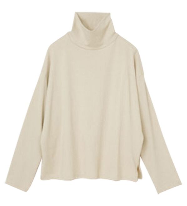 RANAN（ラナン）の「＜ＢＣ＞綿１００％&times;吸湿発熱！あったかタートルネック（カットソー）」｜詳細画像