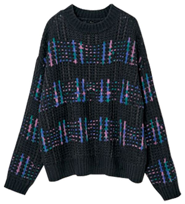 RANAN（ラナン）の「カラフルニットプルオーバー（ニット・セーター）」｜詳細画像