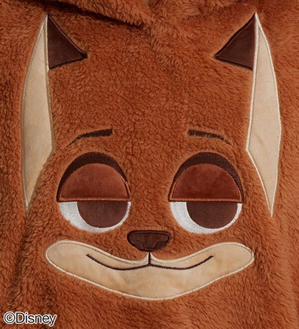 BELLUNA（ベルーナ）の「＜Ｄｉｓｎｅｙ＞【ズートピア（ニック）】両面ボアポンチョ（パジャマ・ルームウェア）」｜詳細画像