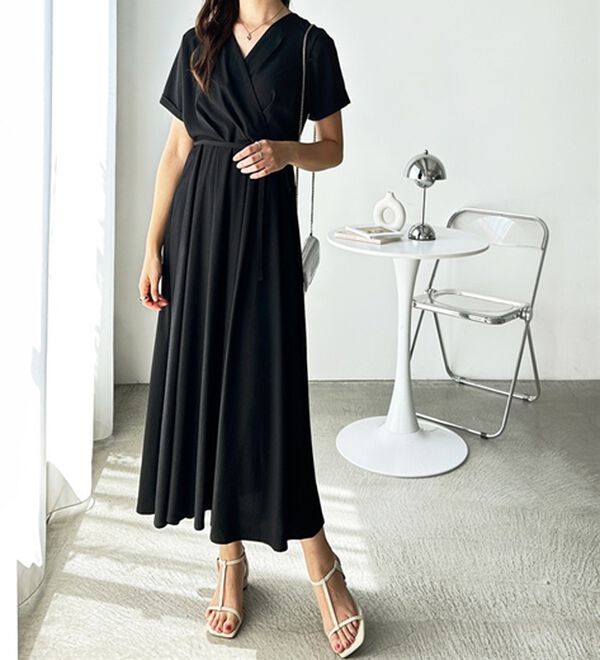 GeeRA（ジーラ）の「カシュクールフレアーワンピース（その他ワンピース）」｜詳細画像