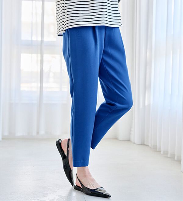 RANAN（ラナン）の「【選べる股下】美脚シルエットタックパンツ（フルレングスパンツ）」｜詳細画像