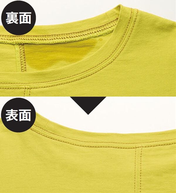 ルフラン（ルフラン）の「【４色組】もう汗らない！ステッチＴシャツ（Tシャツ）」｜詳細画像