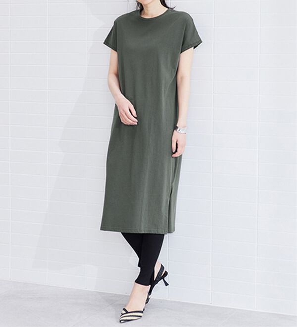 RANAN（ラナン）の「【レギンス付】＜ＢＣ＞綿１００％ひんやりワンピース（その他ワンピース）」｜詳細画像