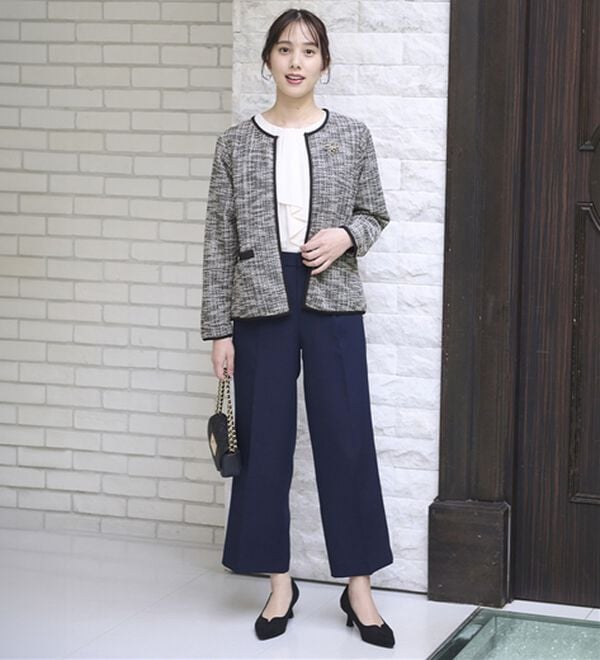 BELLUNA（ベルーナ）の「＜Ｃ／Ｓ＞ツイード調ジャケット（その他ジャケット）」｜詳細画像