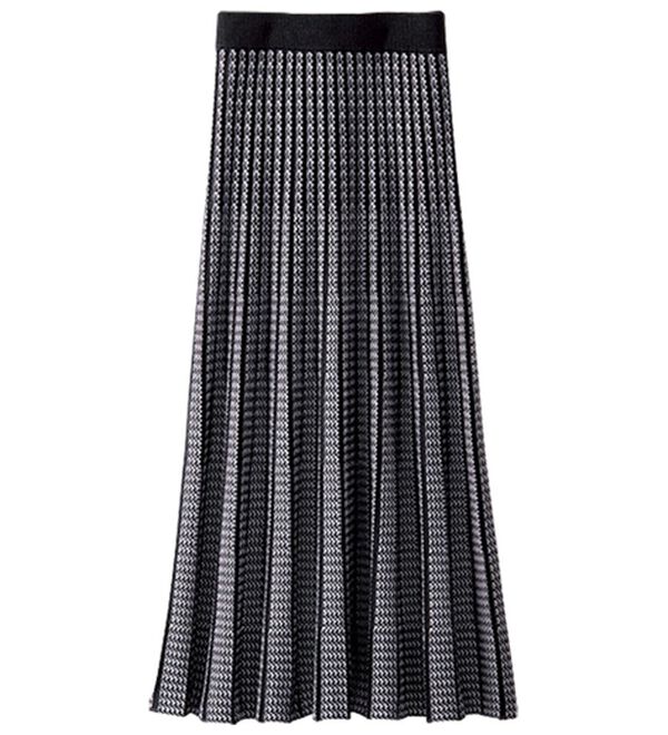 BELLUNA（ベルーナ）の「幾何柄ジャカードニットセットアップ（セットアップ）」｜詳細画像