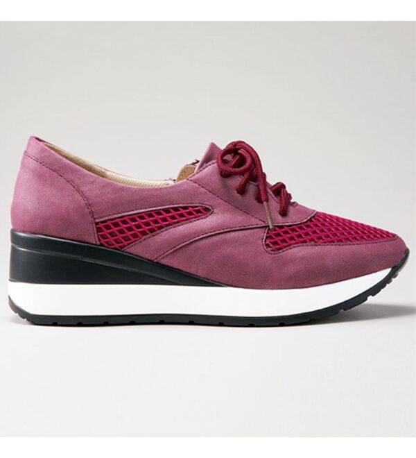 BELLUNA（ベルーナ）の「夏でも快適メッシュ素材ウェッジスニーカー（スニーカー）」｜詳細画像