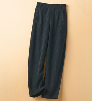 BELLUNA（ベルーナ）の「＜＆ｃｏｃｏｃｈｉ＞ウーリッシュジャージーバレルパンツ（フルレングスパンツ）」｜詳細画像
