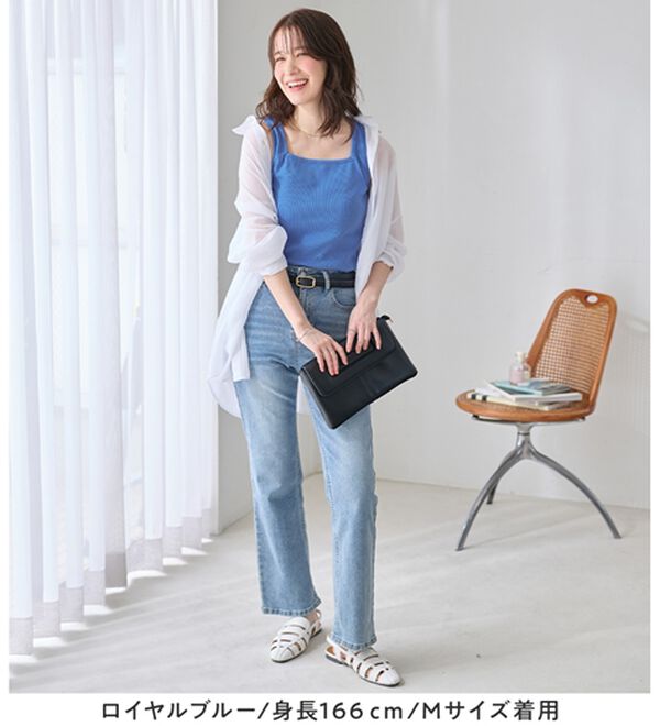 Viola e Viola（ヴィオラ エ ヴィオラ）の「保冷剤ポケット付スクエアタンクトップ（タンクトップ・キャミソール）」｜詳細画像