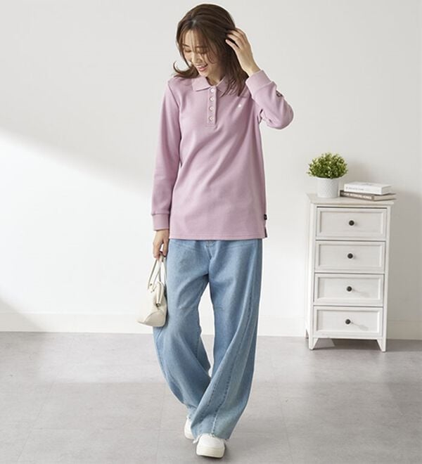 BELLUNA（ベルーナ）の「【ＰＯＬＯ　ＢＣＳ】裏起毛かのこポロシャツ（ポロシャツ）」｜詳細画像