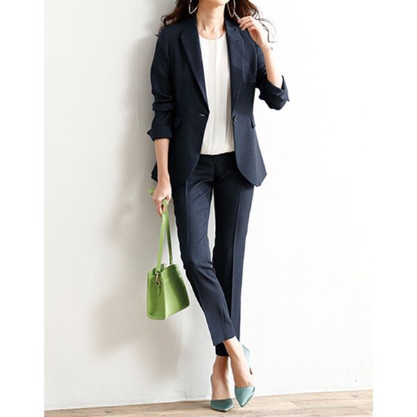 RANAN（ラナン）の「洗える！ピークドラペルジャケット（テーラードジャケット）」｜詳細画像