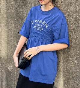 RANAN（ラナン）の「【5つの機能付】ひんやりシャーリングプリントTシャツ（Tシャツ）」