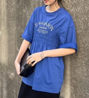 RANAN（ラナン）の「マルチファンクション　シャーリングプリントT（Tシャツ）」｜詳細画像