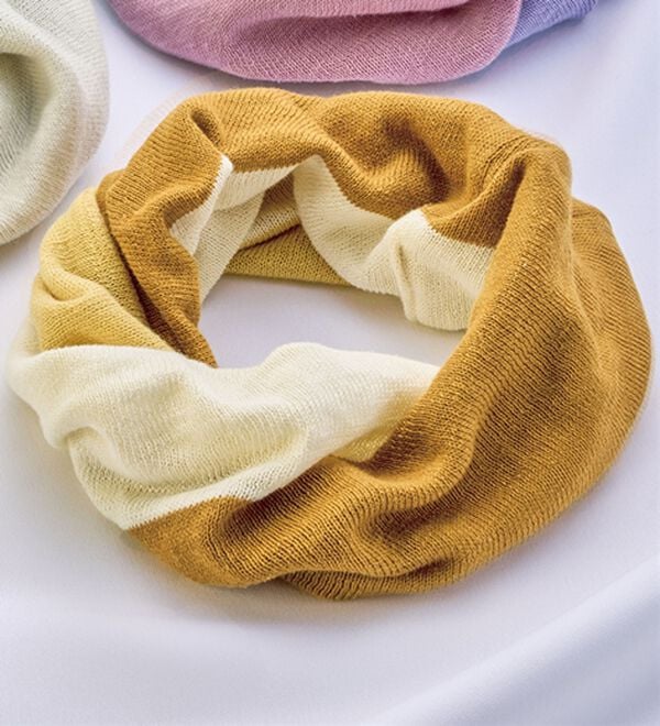 「日本製　綿麻ＵＶスヌード（その他ファッション小物）」｜マスタード