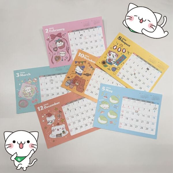 「べるーにゃ２０２５ありがとにゃセット（カイロケース・２０２６カレンダー・コースター・ステッカー）（おもちゃ・ぬいぐるみ）」｜詳細画像