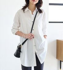 BELLUNA（ベルーナ）の「＜ＳＯＬＯＴＥＸ（Ｒ）＞ストレッチビッグシャツ（シャツ）」