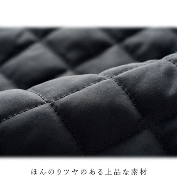 RANAN（ラナン）の「キルティングＶネックジャンパースカート（ジャンパースカート）」｜詳細画像