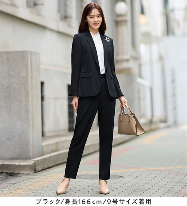 alotta（アロッタ）の「【２点セット】洗える！多機能セットアップ＜７号～２３号＞（パンツスーツ）」｜詳細画像