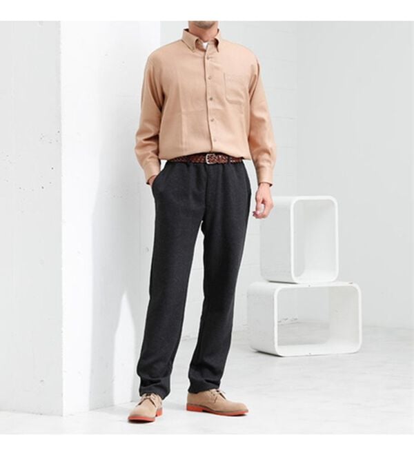 「【３本組】そのままお出かけジャージパンツ（メンズフルレングスパンツ）」｜詳細画像