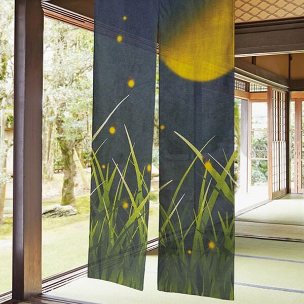 「日本製　開運のれん（のれん・間仕切り・カフェカーテン）」｜ほたる
